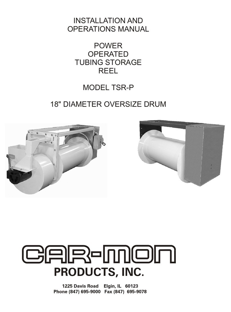 CAR-MON TSR-P Installation and operation manual