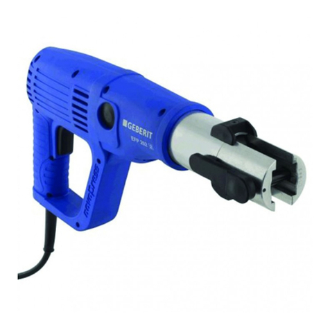 Geberit EFP 2 operating instructions