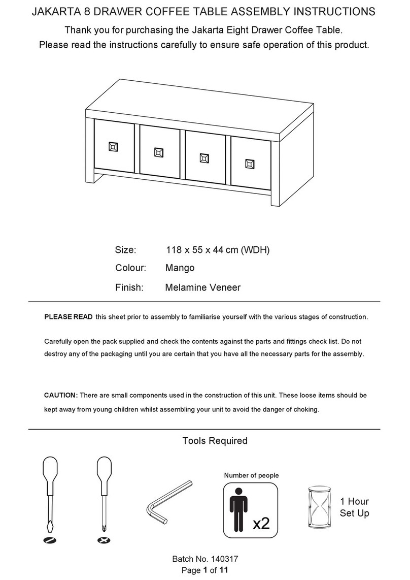 GFW JAKARTA Assembly instructions