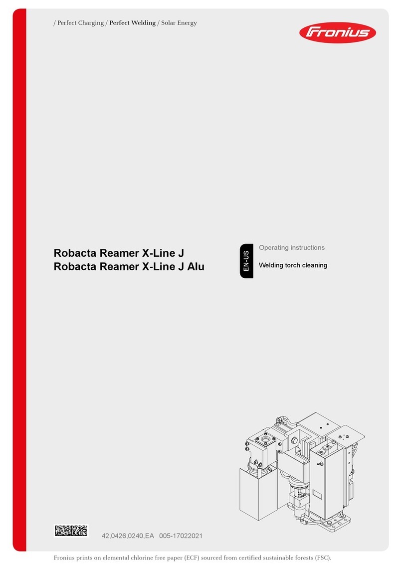 FRO­NIUS Robacta Reamer X-Line J User manual
