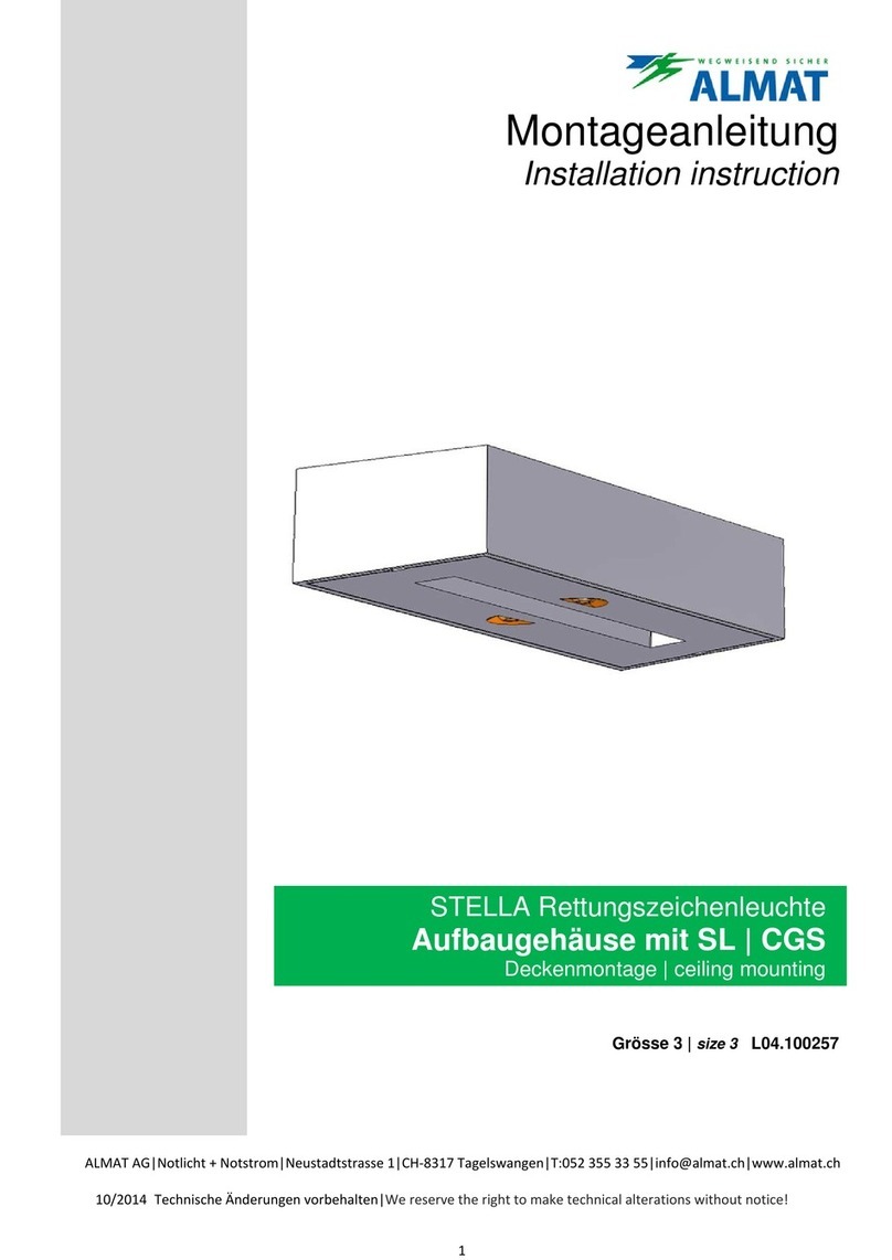 Almat Stella Series Installation instruction