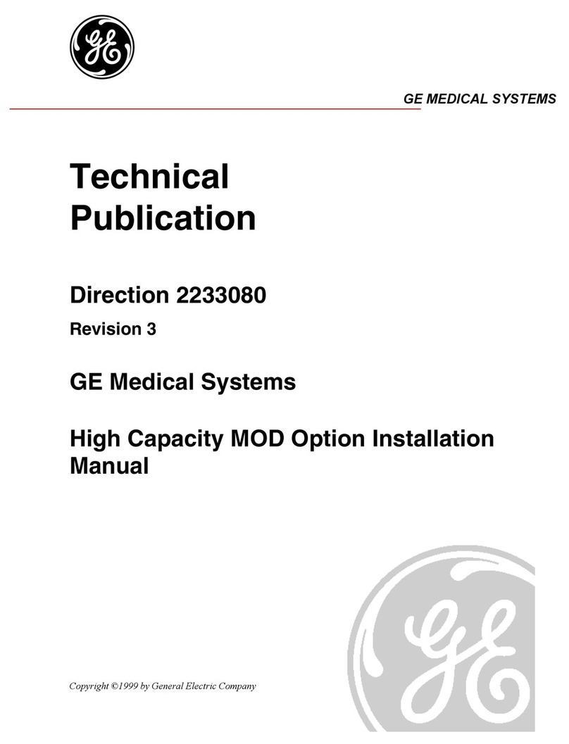 GE MaxOptix T5-2600P Star Series installation manual