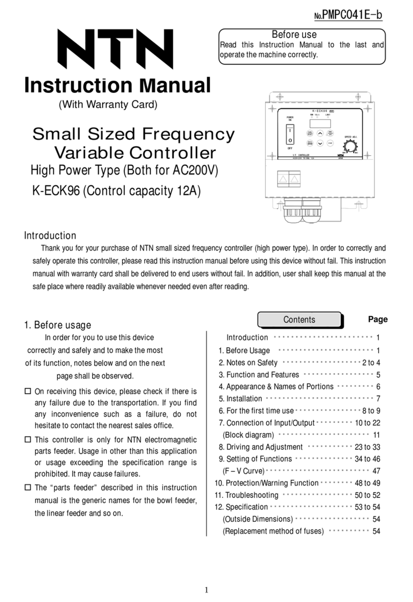 NTN K-ECK96 instruction manual