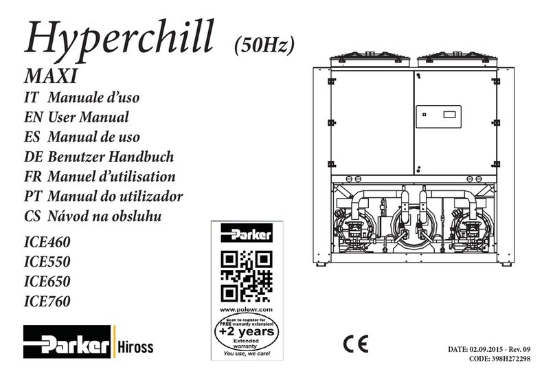 Parker Hiross Hyperchill MAXI ICE460 User manual