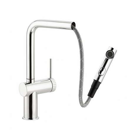 Abode Fraction Single Lever Pull Out Spray AT2156 manual