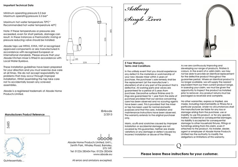 Abode Astbury 5685 manual