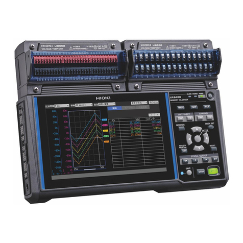 Hioki LR8450 quick start guide