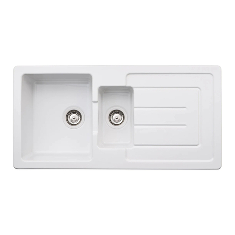 Abode Ceramic Inset Sink AX4028 User manual