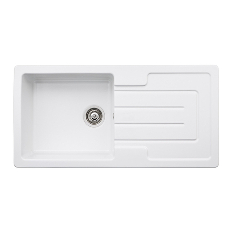Abode Ceramic Inset Sink AX4002 manual