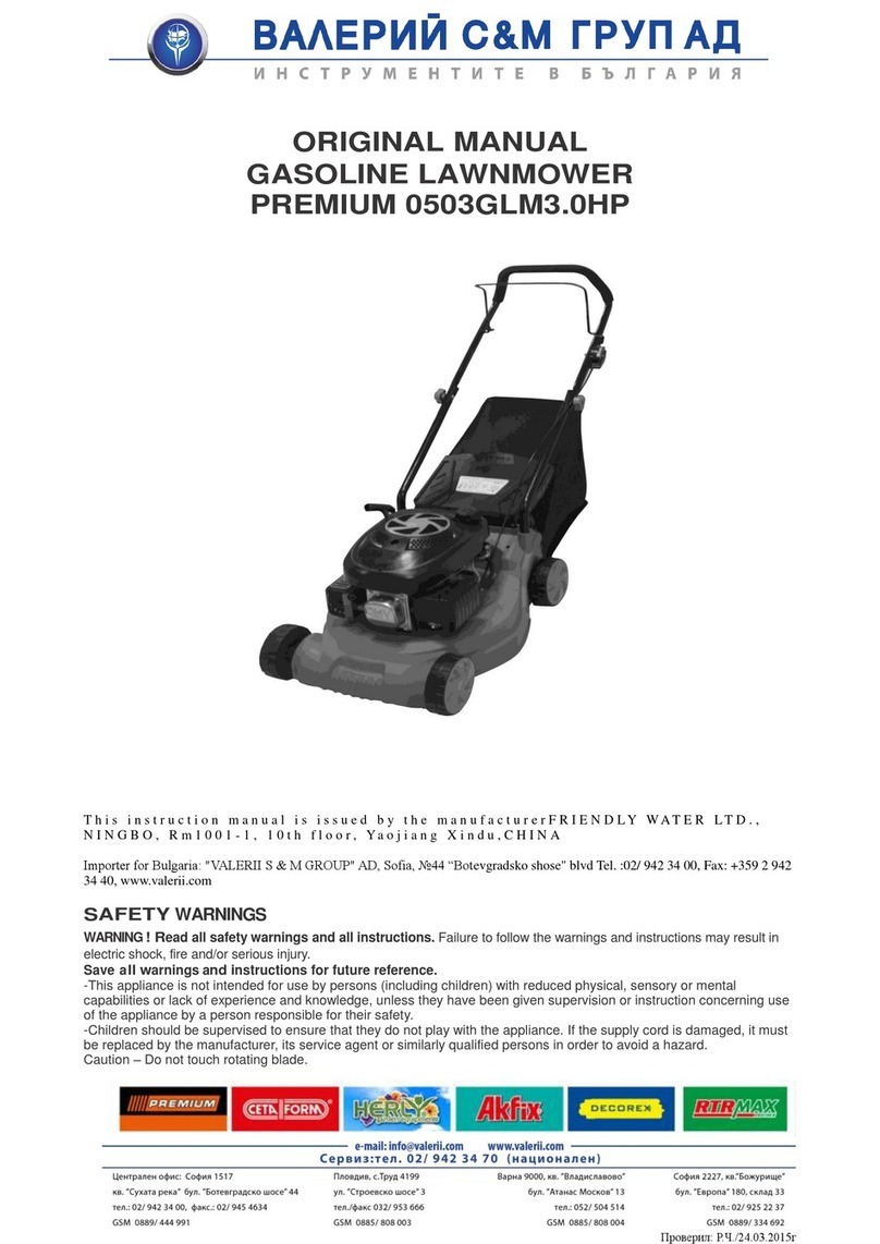 VALERII S & M GROUP PREMIUM 0503GLM3.0HP Original manual