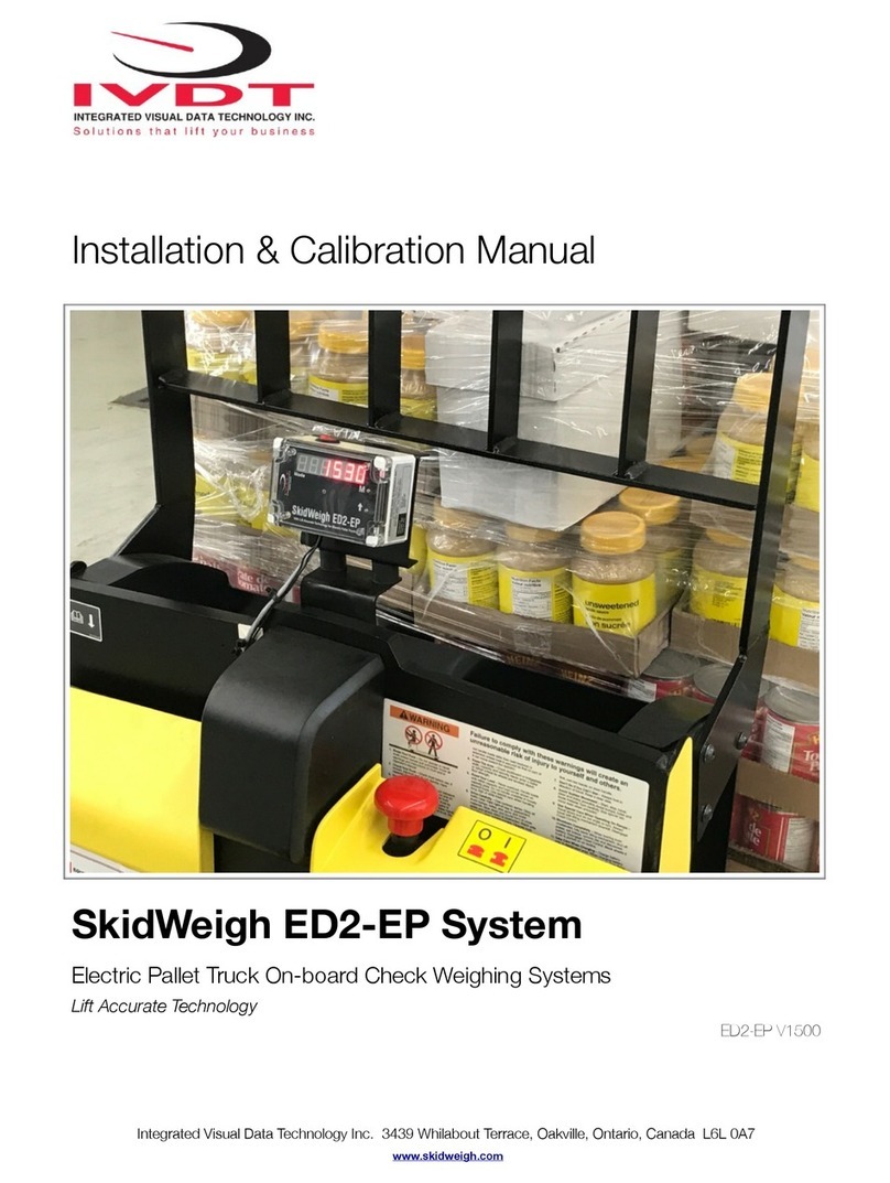 IVDT SkidWeigh ED2-EP Installation & Calibration Manual