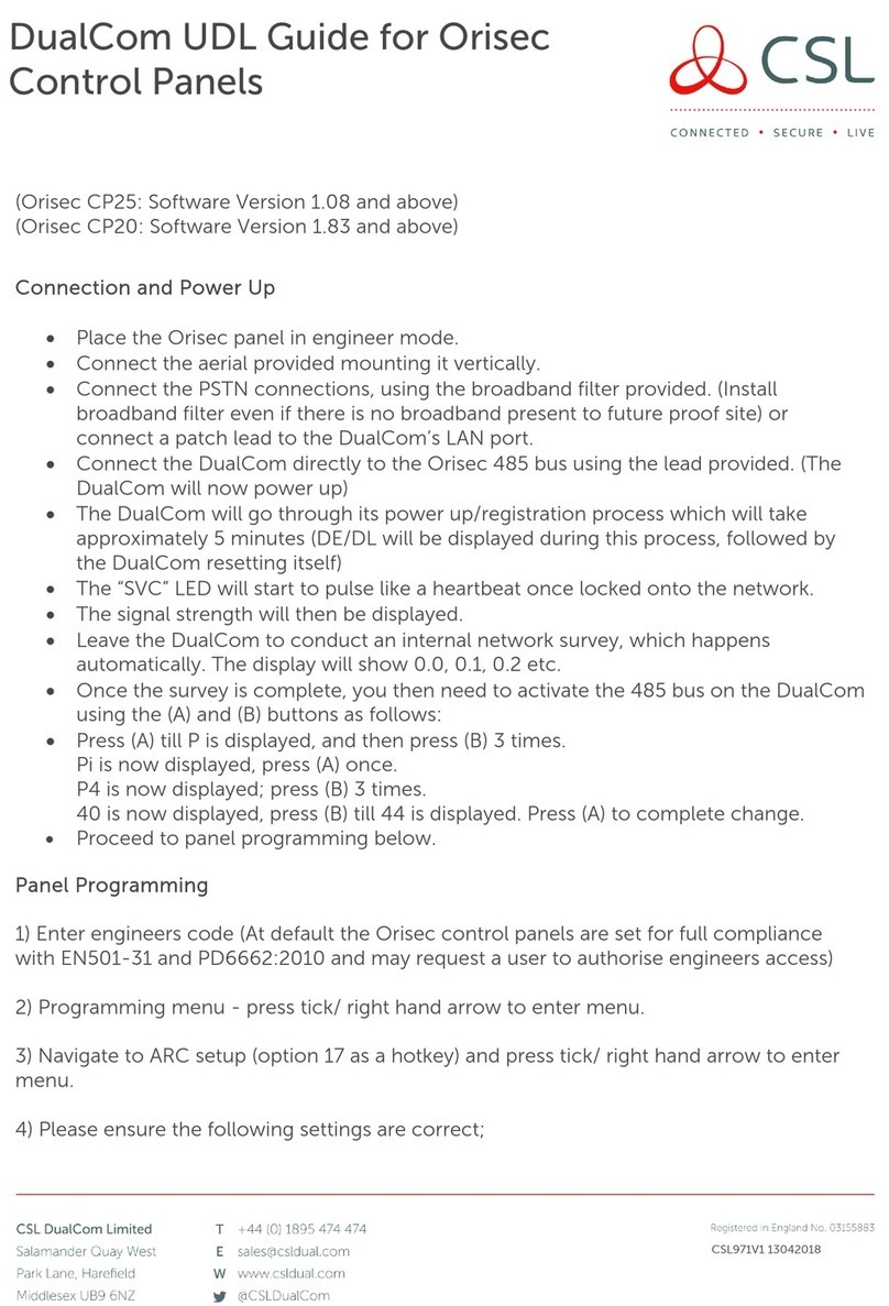 CSL DualCom UDL User manual
