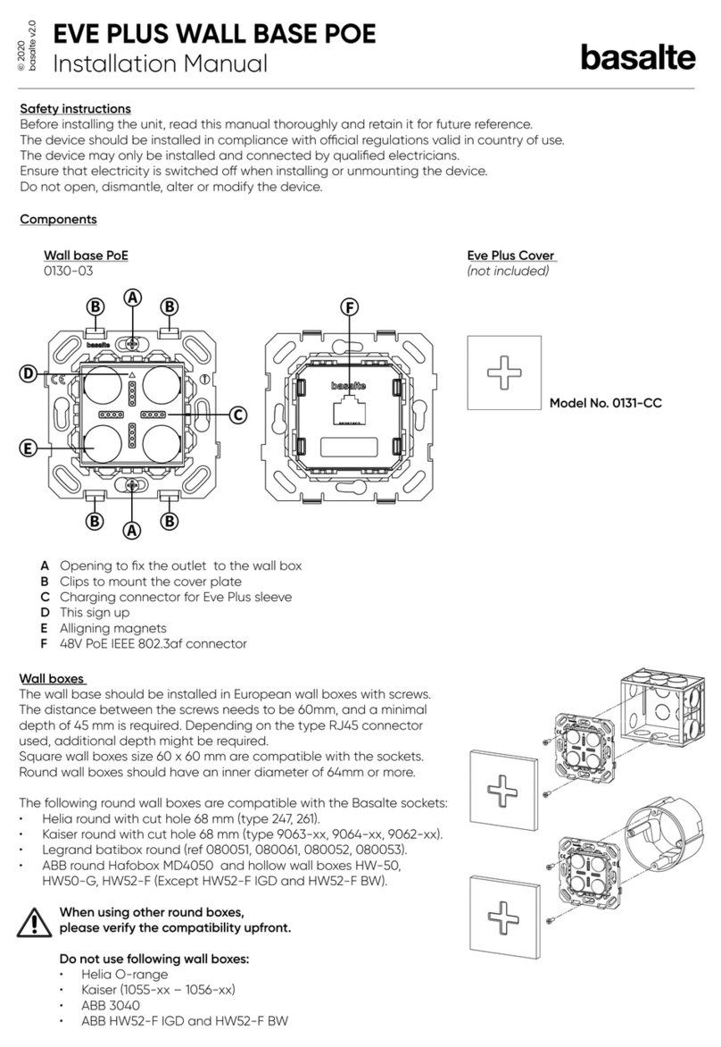 Basalte EVE Plus User manual
