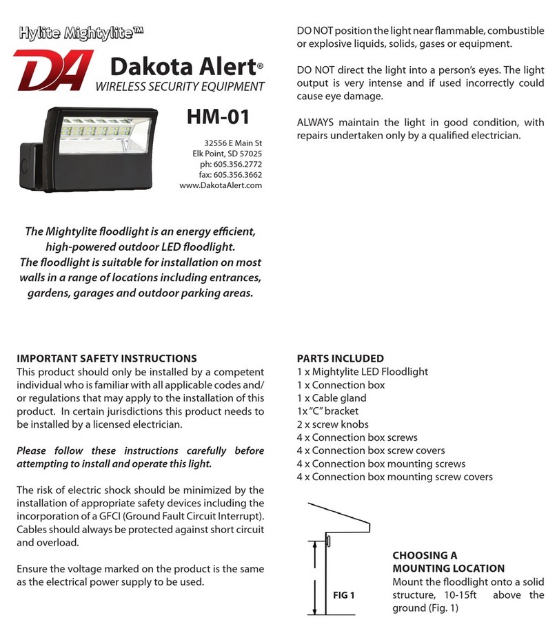 Dakota Alert hm-01 quick guide