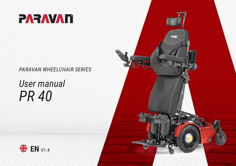 Paravan PR 40 user manual