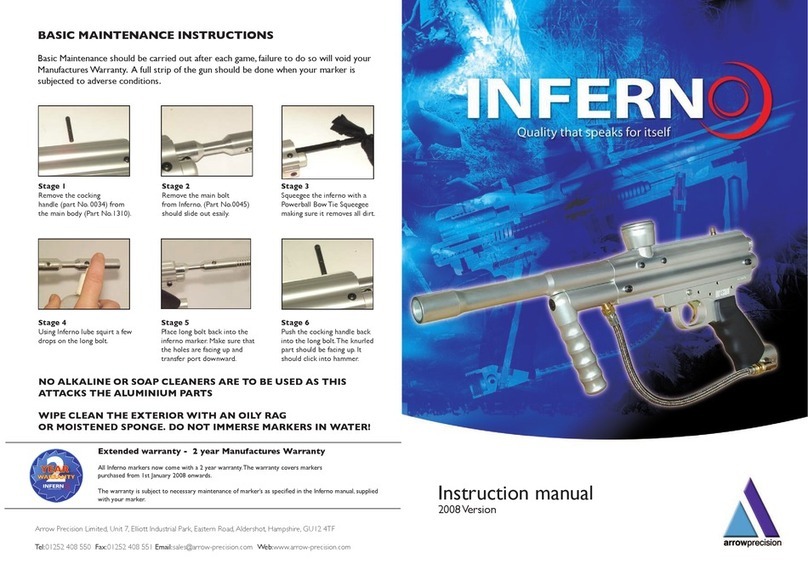 Arrow Precision Inferno instruction manual