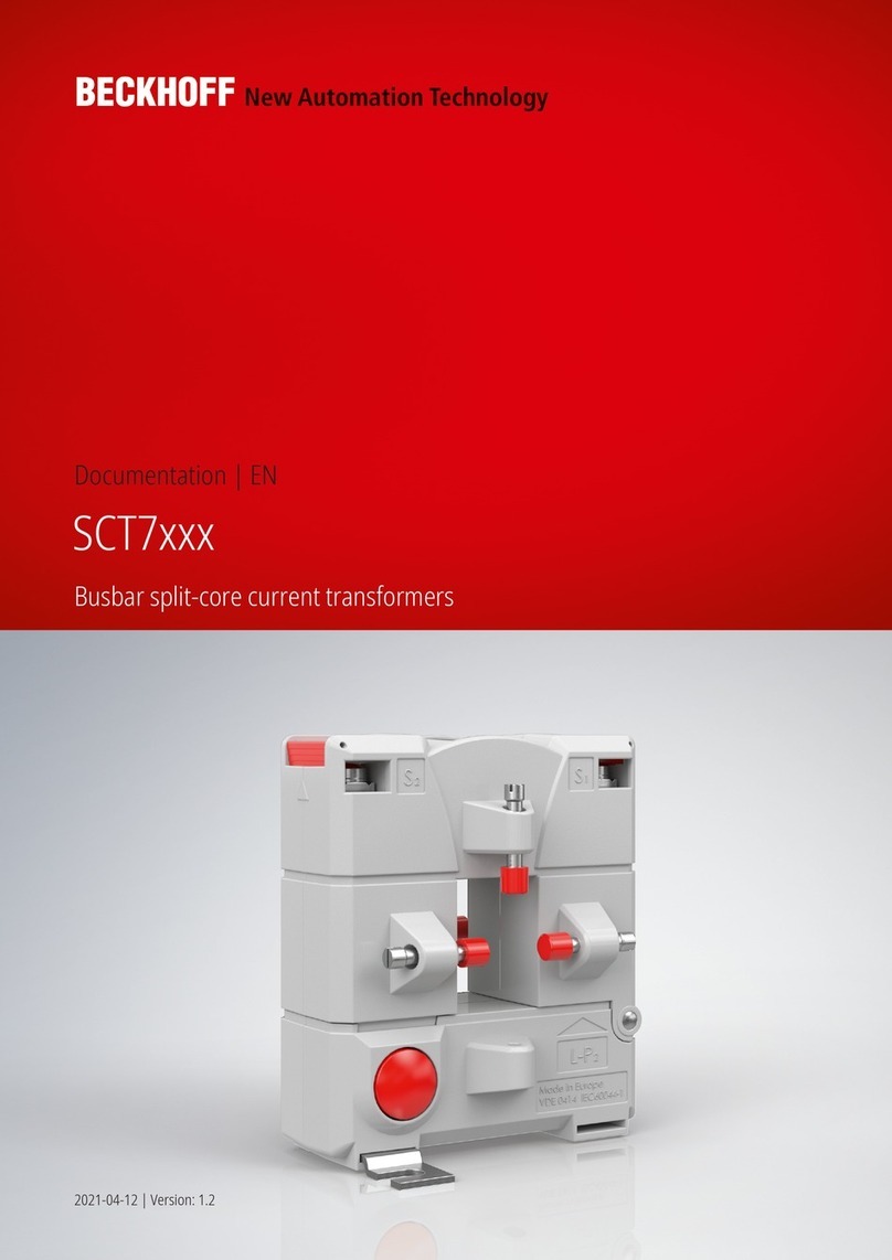 Beckhoff SCT7 Series Operator's manual