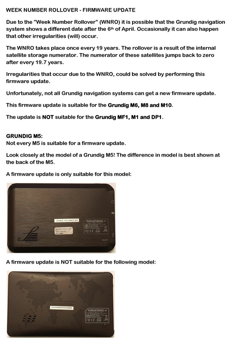 Grundig M5 2042 15104239 Use and care manual