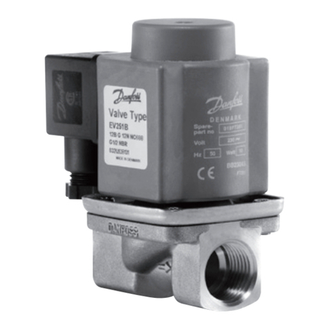 Danfoss EV251B Installation instructions manual