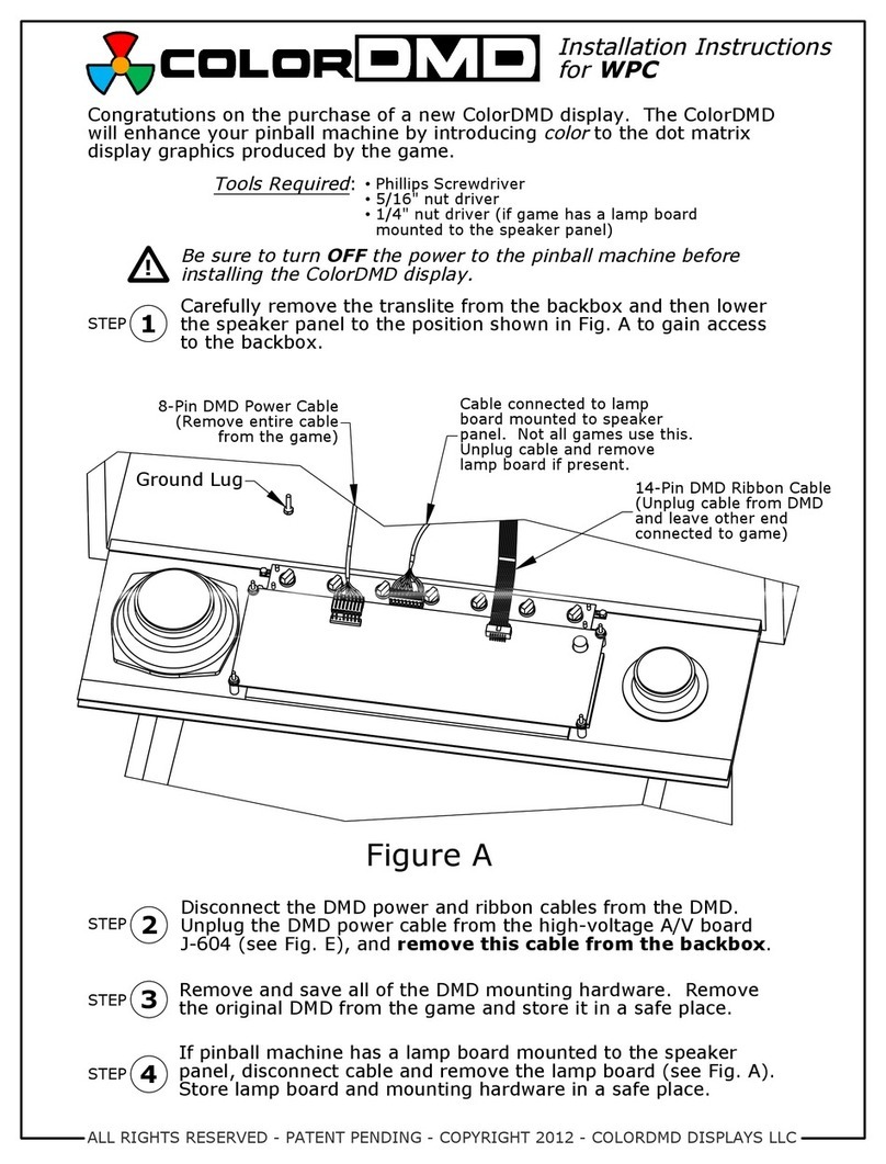 ColorDMD WPC User manual