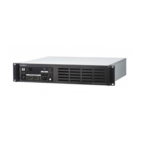 Sony BPU-4500A User manual