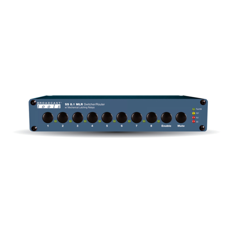 Broadcast Tools SS 8.1 MLR User manual