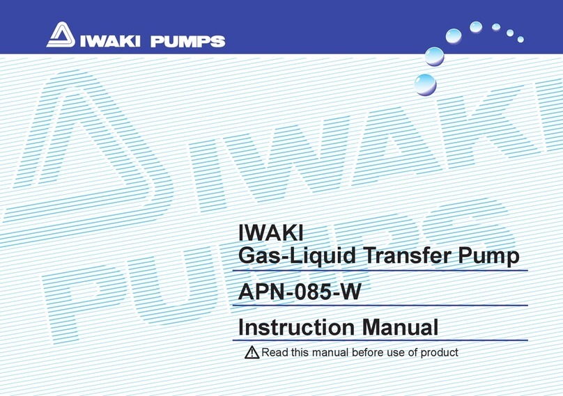 IWAKI PUMPS APN-085-W instruction manual IWAKI PUMPS APN-085-W instruction manual