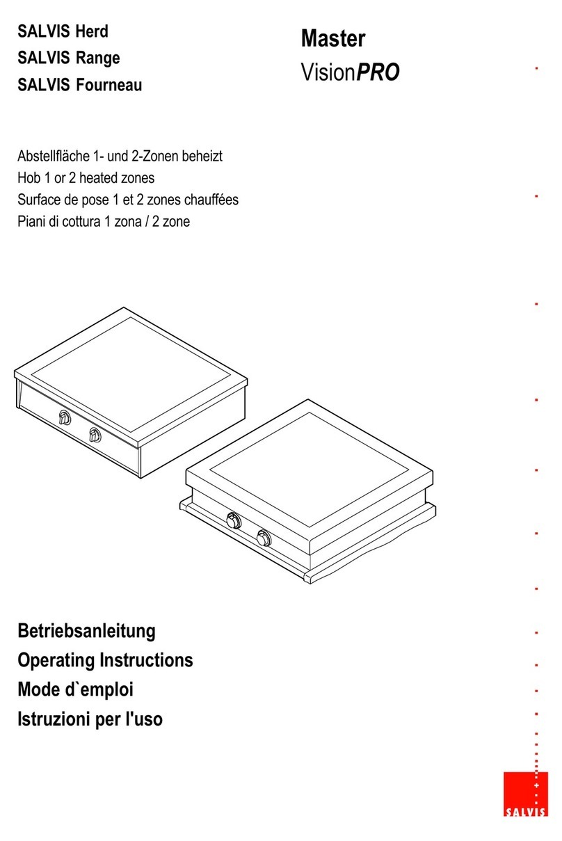 Salvis Master operating instructions