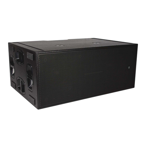 EM Acoustics S-218 User manual EM Acoustics S-218 User manual