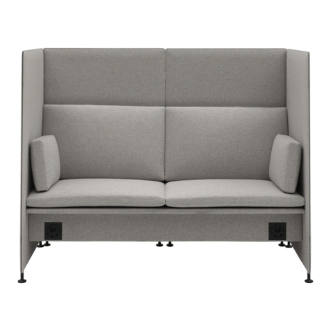 Edsbyn Ease sofa dual User manual Edsbyn Ease sofa dual User manual