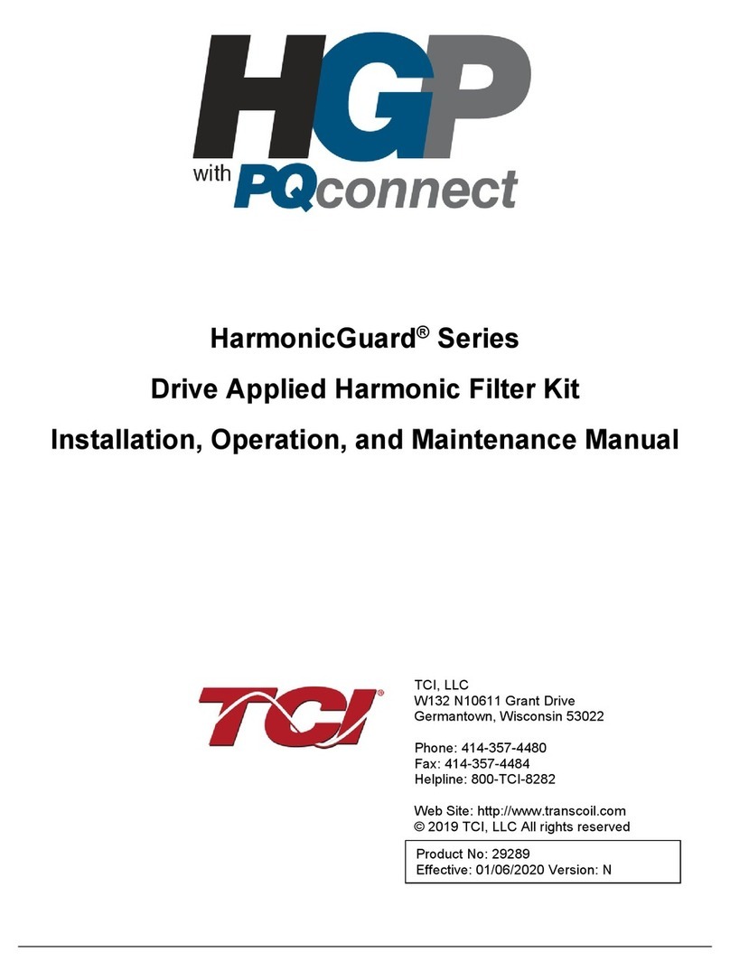 TCi HGP HarmonicGuard Series User manual