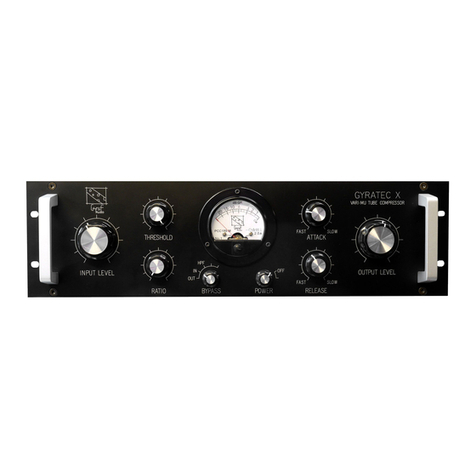 Gyraf Audio Gyratec 10 Vari-Mu Preliminary user's manual