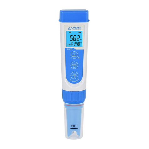 Apera Instruments PH60-E User manual Apera Instruments PH60-E User manual