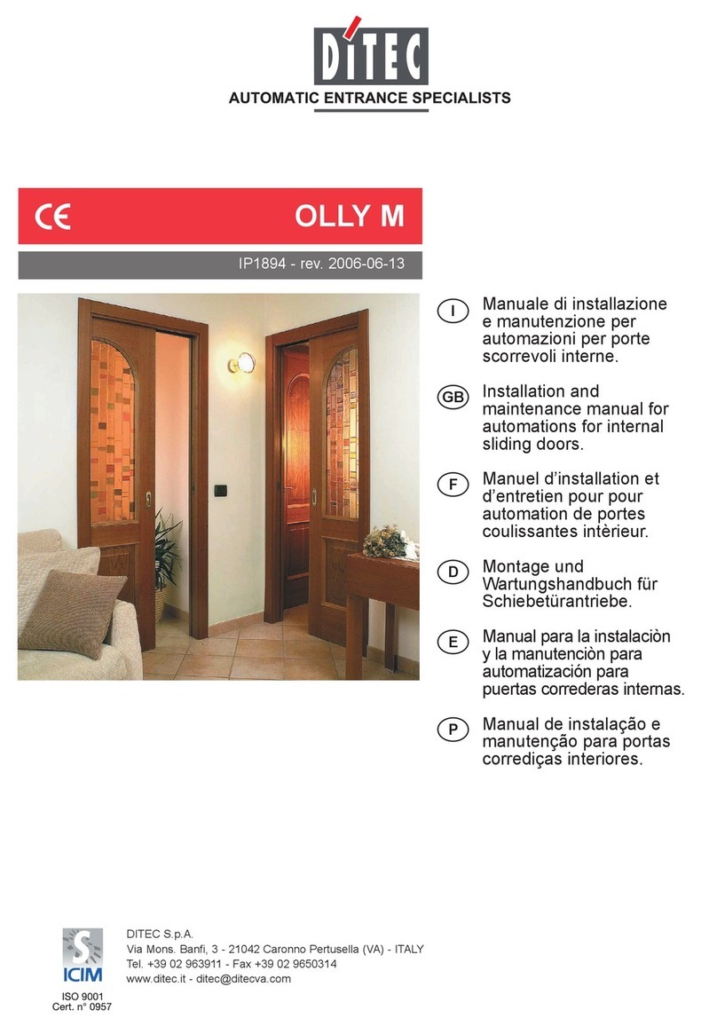 DITEC OLLY M Manual