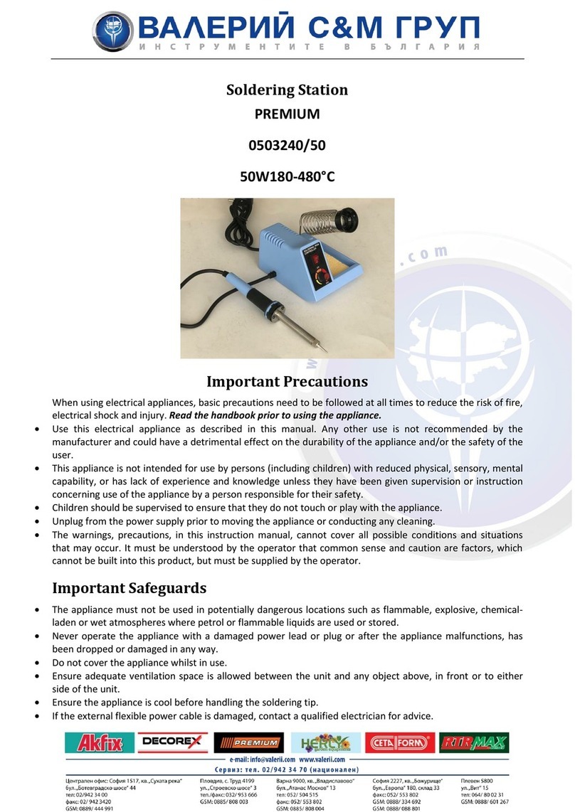 VALERII S & M GROUP PREMIUM 0503240/50 quick start guide