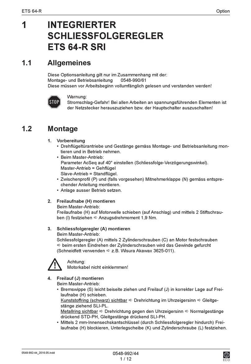 Eco ETS 64-R SRI User manual