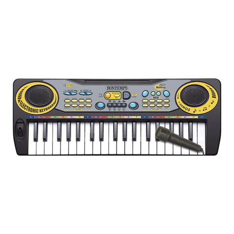 Bontempi MUSIC ACADENY Genius 12 3730 owner's manual