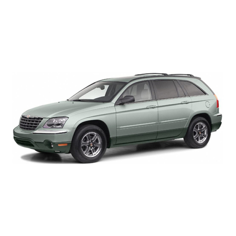 Chrysler 2004 Pacifica User manual