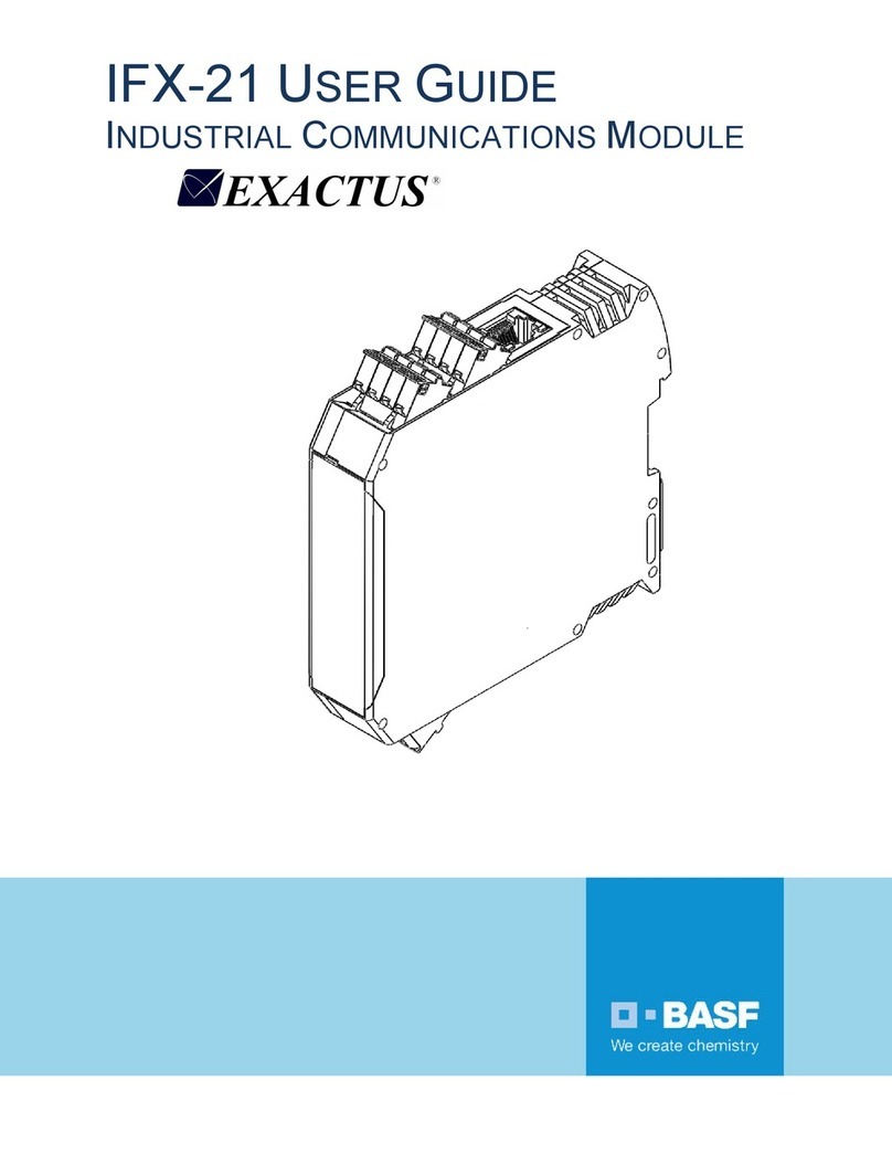 BASF EXACTUS IFX-21 user guide