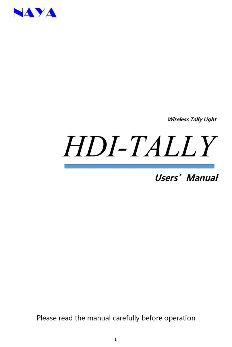 Naya HDI-TALLY user manual