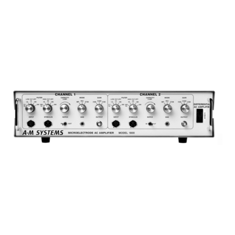 A-MSystems 1800 User manual