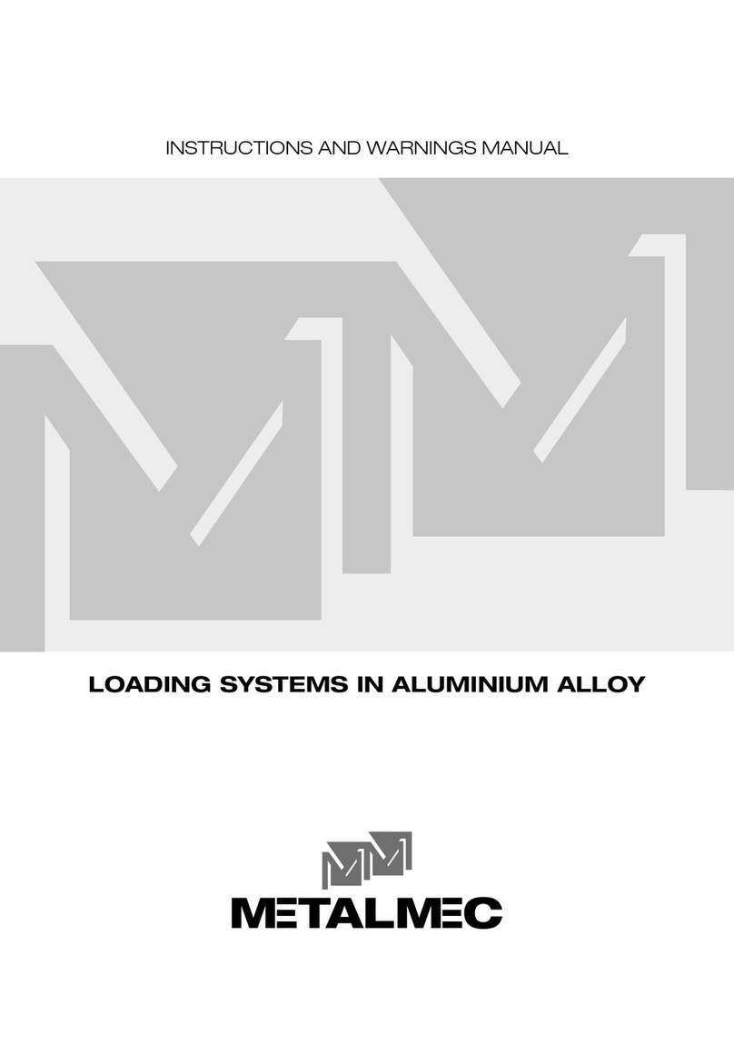 Metalmec HLS INSTRUCTIONS AND WARNINGS MANUAL Metalmec HLS INSTRUCTIONS AND WARNINGS MANUAL