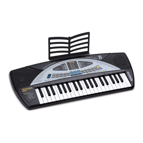 Bontempi MUSIC METHOD System 5 B 409 owner's manual