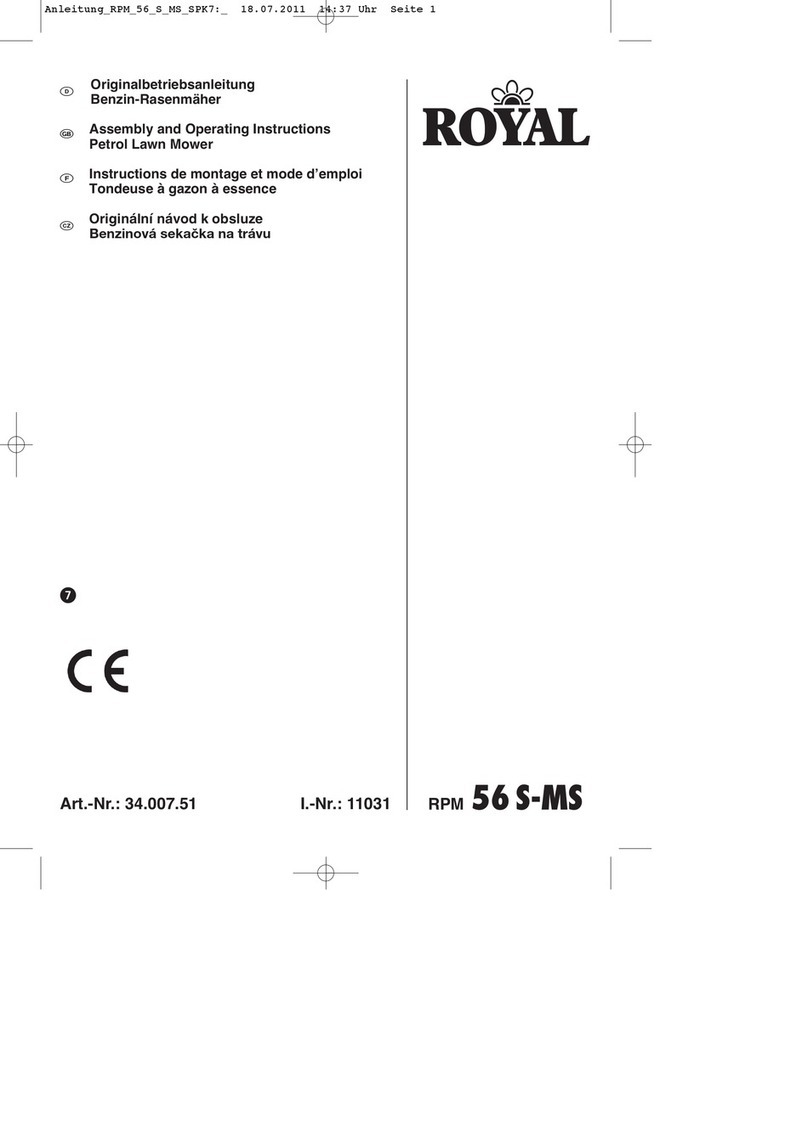 Royal RPM 56 S-MS User manual