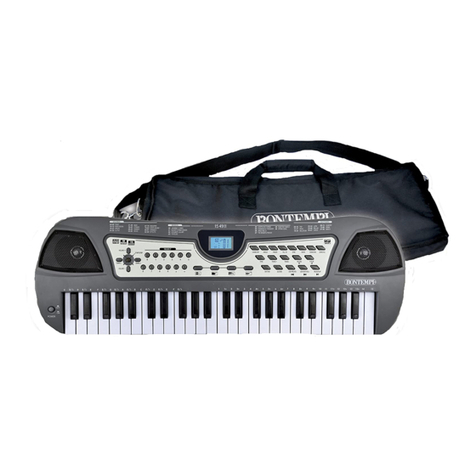 Bontempi MUSIC ACADEMY 15 4912 User manual