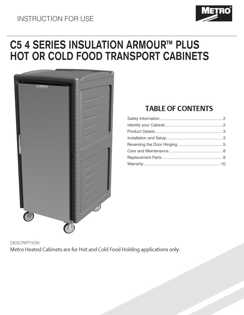 Metro DataVac C5 U-SERIES Instructions for use Metro DataVac C5 U-SERIES Instructions for use