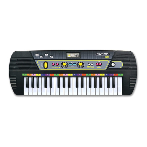Bontempi Toy Band Star 12 3765 owner's manual