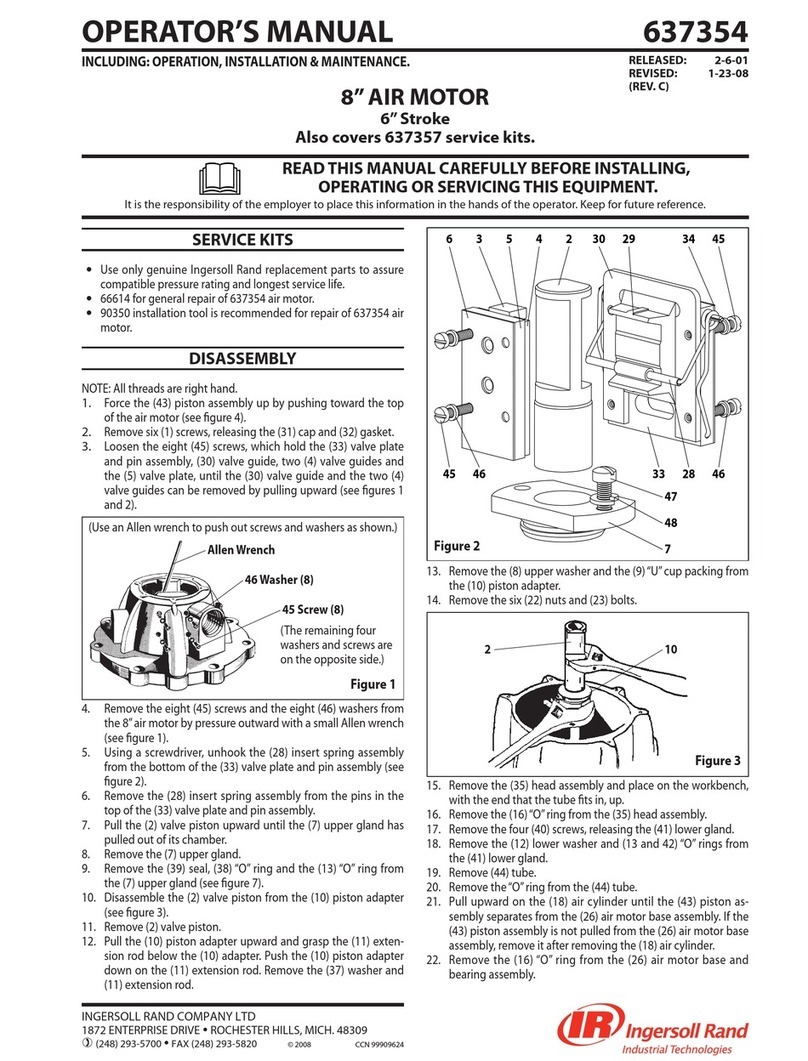 Ingersoll-Rand 637354 User manual Ingersoll-Rand 637354 User manual