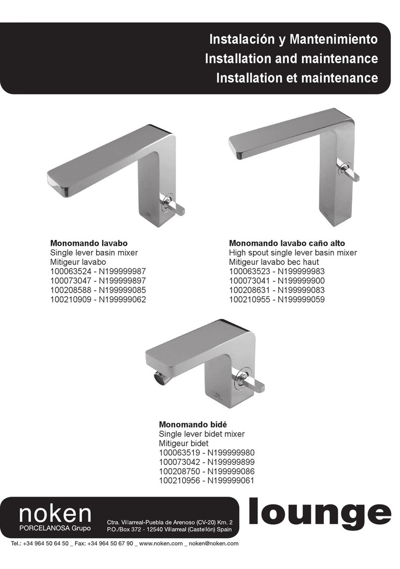 noken Monomando 100063524 Installation and Maintenance