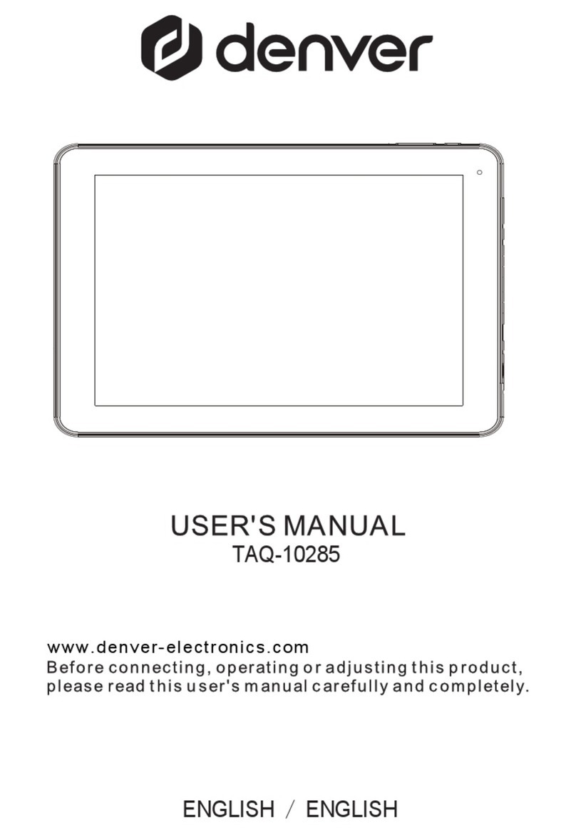 Denver TAQ-10285 user manual